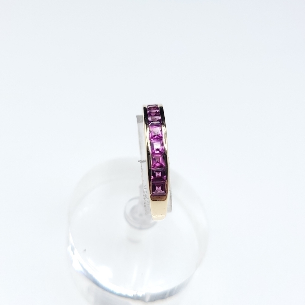 10k purple garnet ring - Picture 6 of 15
